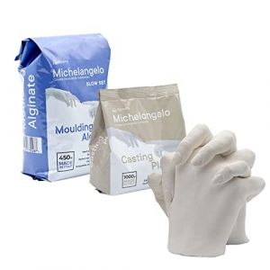 Algaplay Michelangelo KIT Refill matériaux de Moulage pour 2 Mains d'adultes ou d'enfants (KIT L)