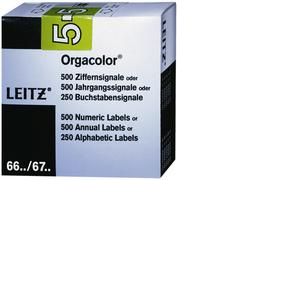 Leitz 6600-10-00 - Ziffernsignal Orgacolor "0", auf Rolle, weiß