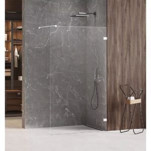 Paroi de douche à l'italienne blanche 160 cm SANTORINI WHITE
