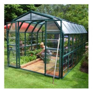 Image de Palram Serre de jardin en polycarbonate Rion Grand Gardener 13,72 m&sup2;, Ancrage au sol Non - longueur : 5m14