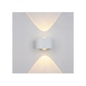 Italux Applique blanche de jardin moderne Gilberto
