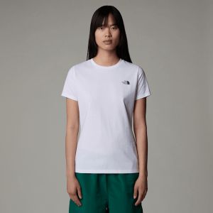 The North Face T-shirt Simple Dome Pour Femme Tnf White Taille XL