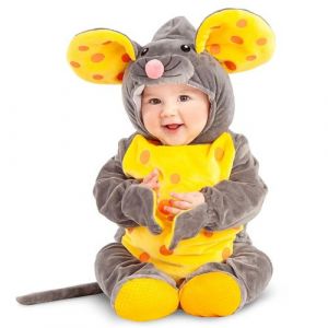 D&eacute;guisement peluche souris b&eacute;b&eacute; - 1/2 ans - jaune - unimasa 208064