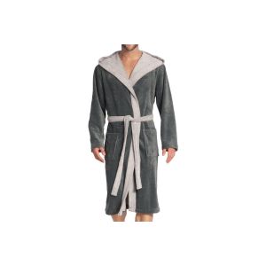 Vossen Bademäntel unisex Kapuze Poppy flanell - 012 1 ct Weiss (84.19 € / 1 ct)