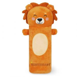 Legami Trousse Super Soft, Thème Lion, Etui Moelleux, Carton avec Dessin à colorier Inclus, 100% Polyester, Super Soft Pencil Case