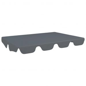 VidaXL Toit de rechange pour balan&ccedil;oire de jardin Anthracite 192x147cm