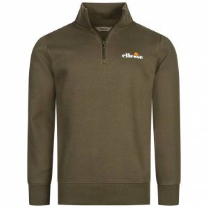 ELLESSE Benevento Hommes 1/4-Zip Sweat-shirt SOP23856-Kaki