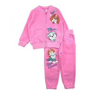 Jogging Fille Paw Patrol Stella Everest &ndash; Ensemble Rose Polaire Chaud 2-8 Ans (Arlis)