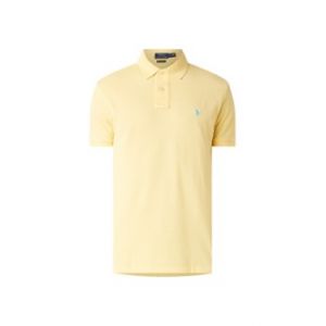 Ralph Lauren Polo ajust&eacute; uni en coton Jaune Polo