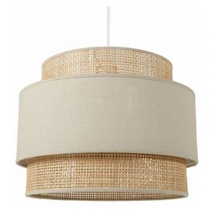 Ostaria Suspension 3 abats-jour Gigogne Beige