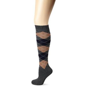 Pfiff 100322 Chaussettes d'équitation à Carreaux Unisexe, Mixte, 100322-18-37, Graydark Blue, 37-39