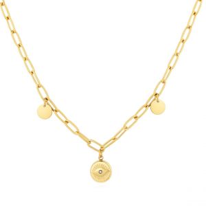 Collier Femme Pixies Bijoux - PNS0028-1WHZ Acier Blanc