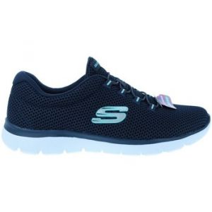 Skechers Summits, Baskets Femme, Bleu (Navy/Light Blue Nvlb), 41 EU
