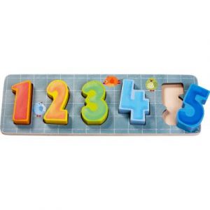 Haba Puzzle à encastrement A toi de compter ! (5 pièces)