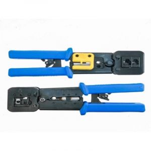Outil de sertissage Lanberg NT-0204 RJ-11/RJ-12/RJ-45 Couleur Noir/Bleu Outil de sertissage