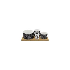 Easy life GRAPHITI SET APERITIF 4 COUPELLES EN POR 1468GRAF