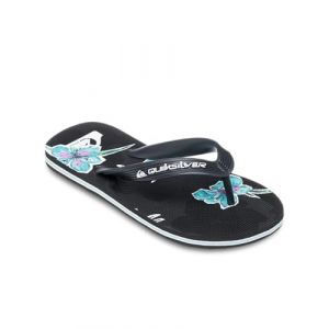 Quiksilver Molokai Art 25 Youth - Tongs pour Gar&ccedil;on Noir - Taille 38