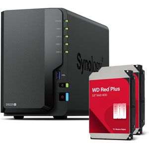 Synology Bundle DS225+ / 2x WD Red Plus 4To - BUNDS225+WD40EFPX