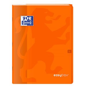 Oxford Cahier Easybook agrafé - 24 x 32 cm - 96p seyès - 90g - Orange