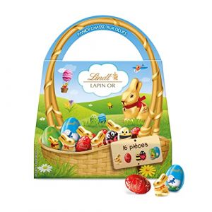 Lindt Lapin or panier chasse aux ?ufs 145g