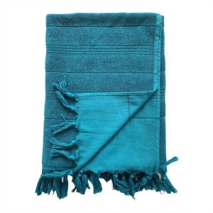 Le Comptoir de la Plage - Fouta Hammam XL blue lake - 150x180 cm