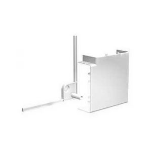 Schneider Electric Angle plat &agrave; 90&deg; pour goulotte PVC Optiline 45 L185 x H55mm