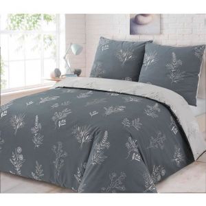 Vision Parure housse de couette HELENA - R&eacute;versible - 140x200cm - 100% coton