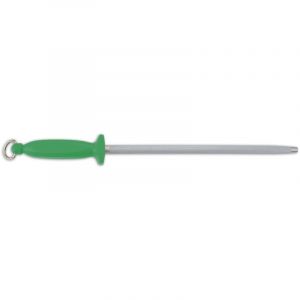 Arcos S&eacute;ries Aiguiser l'acier - Aiguiser l'acier - Acier au Carbone Chromage 300 mm - Manche Polypropyl&egrave;ne Couleur Vert