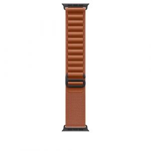 Apple Bracelet 49 mm Small Alpine terracotta Noir