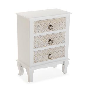 Image de Versa Viena Commode pour Rangement, Chiffonnier, 64x25x48cm - Blanc