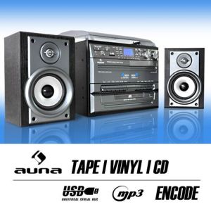 Auna TC-386WE - Mini chaîne hi-fi