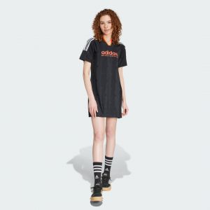 Adidas Robe t-shirt en à 3 bandes coupées Tiro, pointure Small - Taille Small