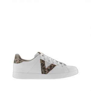 Baskets en cuir femme Victoria Glitter