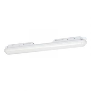 Image de Eglo Plafonnier LED Pro LED-E, c&acirc;blage possible, 2500 lumens, r&eacute;glette &eacute;tanche pour garage atelier cave, &eacute;clairage pour pi&egrave;ces humides, lampe tube 54 cm, blanc neutre, IP65