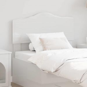 VidaXL T&ecirc;te De Lit Blanc Brillant 90 Cm Bois D'ing&eacute;nierie