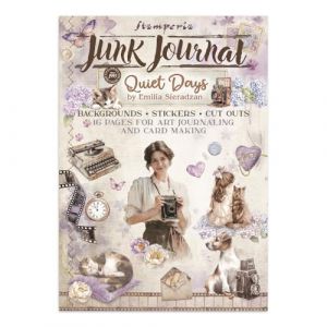 Stamperia - Junk Journal Stickers, Cut-Outs, and Backgrounds for Scrapbooks, Albums, Card Making, Bullet Journalling and More, Perfect for Hobbies, Crafts, and Gifting (Quiet Days)