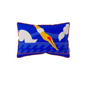 Jumbo Bag Coussin garni en tissu imprimé 60x40 cm Athlète
