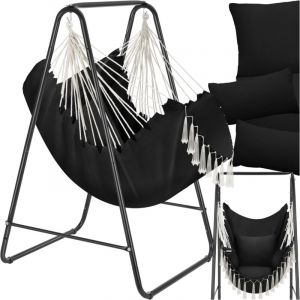 TecTake Fauteuil suspendu 3 coussins extra épais