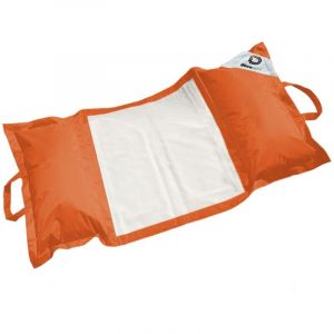 Pouf piscine en Polyester 170x90 cm Orange