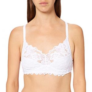 Sans Complexe Soutien-gorge sans armatures Coton, Arum - Couleur 100B, 100C, 100D, 100E, 105C, 105D, 105E, 110C, 110D, 110E, 115D, 85B, 90B, 90C, 95B, 95C, 95D - Taille Blanc