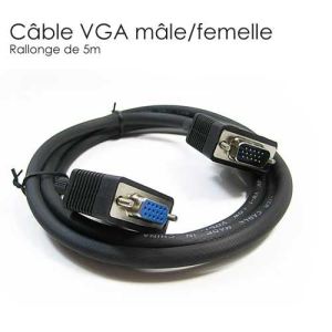 Securitegooddeal Câble VGA 5 m male/femelle