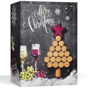 Umbrella Calendrier de l’Avent Vins 2025 [SÉLECTION DE VINS D’EXCEPTION] – Calendrier de l’Avent Alcool Original 2025 – Calendrier de Noël avec 24