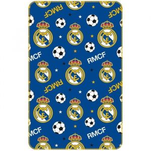 Arditex Plaid Real Madrid bleu 150 X 95 cm