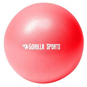 Gorilla Sports Mini ballon pour Pilates Rouge / 28 cm