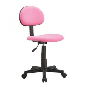 Chaise De Bureau Avec Hauteur R&eacute;glable Rose