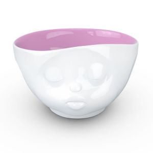 Image de Tassen Bol Bisou intérieur rose en porcelaine 500 ml