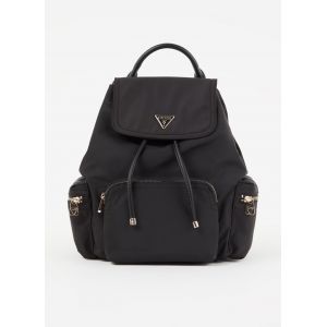 Guess Sac &agrave; dos avec poche avant et logo Noir