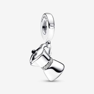 Image de Pandora Charm Pendant Cafetière Italienne