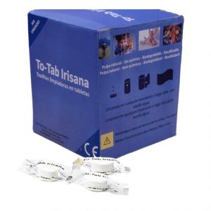 Irisana - Lingettes Compressées en Comprimés - 500 unités - Hypoallergéniques - Fabriquées en Pulpe de Bambou - Écologiques - Biodégradables - Nettoyantes