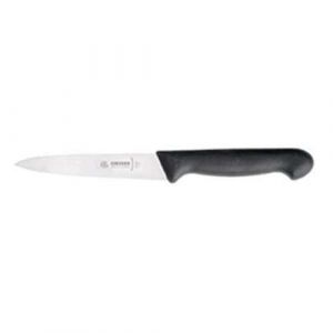 Matfer Giesser depuis 1776 - fabriqué en Allemagne - Couteau d'office noir, Basic Black, lame 15 cm, antidérapant, couteau de cuisine tranchant, lavable au lave-vaisselle, inoxydable